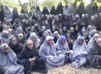 The abducted girls have been converted to Islam (YouTube screengrab)