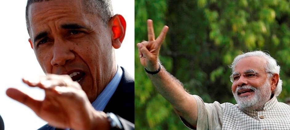 Narendra Modi - Barrack Obama