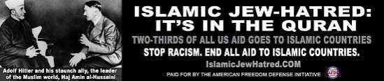 The controversial ad campaign calls for an end to US foreign aid to Islamic countries. An anti-Islamic organization that plans to use Adolf Hitler as the face of an anti-Islamic ad campaign on Washington DC metro buses has stirred up controversy.