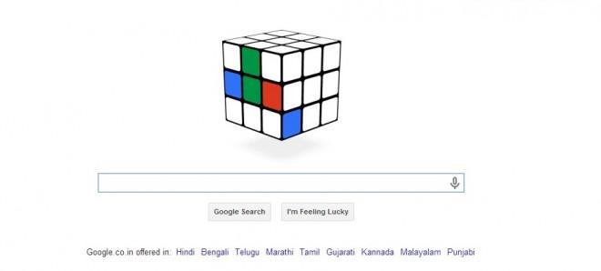 Google's Rubik's Cube Doodle