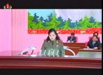 North Korean Leader Kim Jong-un's ex-girlfriend who was believed to have be executed by the leader last year, was shown speaking recently on national TV.