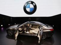 A BMW Vision Future Luxury concept car is displayed at Auto China 2014 in Beijing