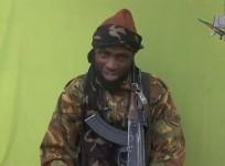 Boko Haram leader Abubakar Shekau speaks at an unknown location in this still taken from an undated video released by the outfit.