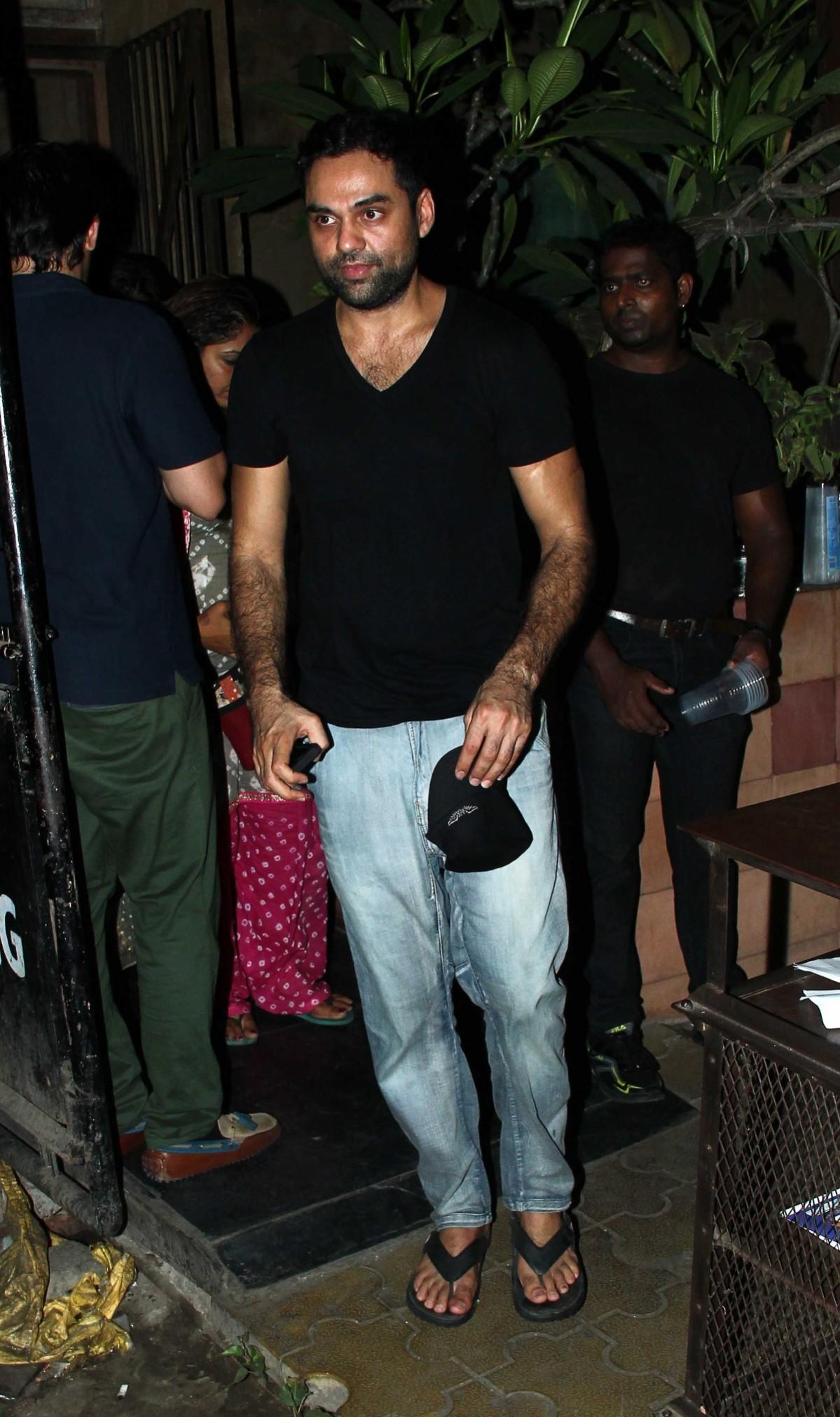 Abhay Deol spotted outside Pali Bhavan in Mumbai Abhay Deol