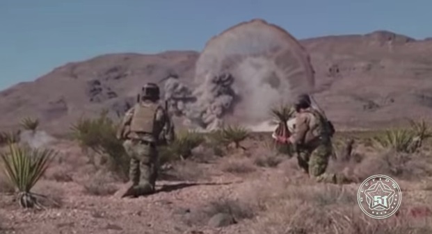 Giant 'Alien Monster' Destroyed by US Militants in New Mexico (You Tube Screenshot/Section 51)