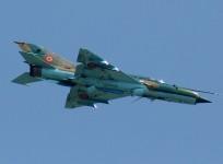 Jet fighter plane, MiG-21