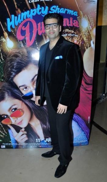 Karan Johar at the trailer launch of Karan Johar at Trailer launch of upcoming film 'Humpy Sharma Ki Dulhania'