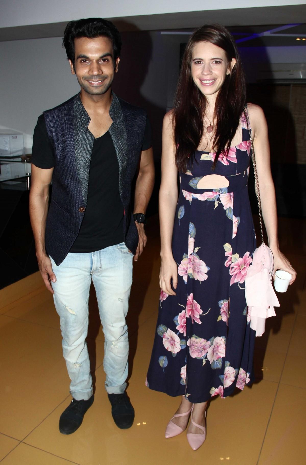 Rajkummar Rao with Kalki Keochlin at the special screening of 'Citylights' Citylights Special Screening