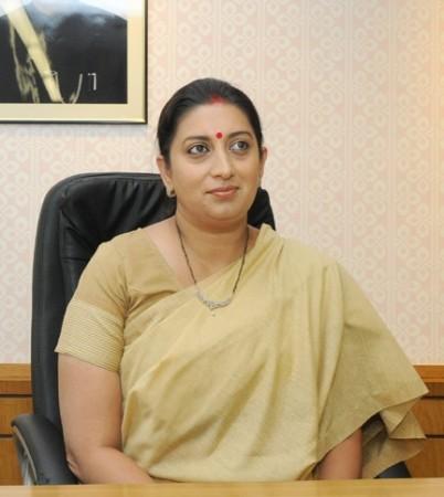 HRD minister Smriti Irani