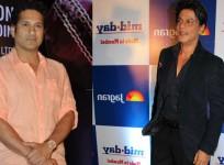 Sachin Tendulkar and Shah Rukh Khan