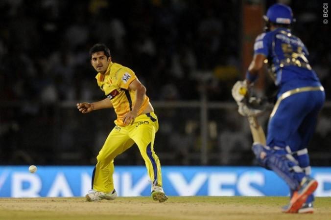 CSK fast bowler Mohit Sharma picked up three wickets at the death to quell the momentum of the Mumbai Indians Mohit Sharma CSK