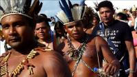 brazil-police-fired-tear-gas-at-indigenous-protesters