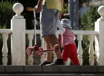 Dad and kid
