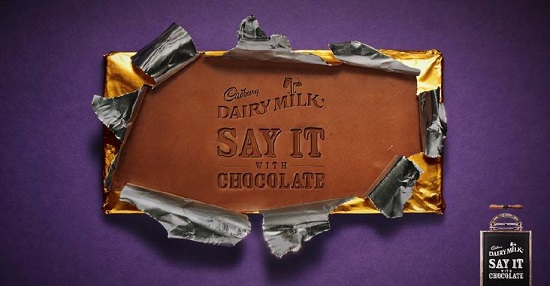 A Cadbury ad in Malaysia. The report that Cadbury chocolate contains pork has sparked outrage in the Muslim countries.