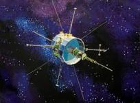 Artist's concept image of ISEE-3 (ICE) spacecraft (NASA)