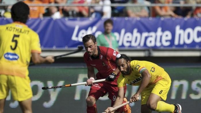 Indian skipper Sardar Singh in action at the Hockey World Cup. Sardar Singh Hockey