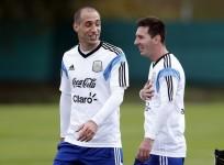 Pablo Zabaleta Lionel Messi Argentina