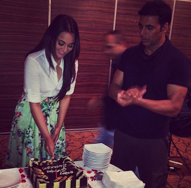 Sonakshi Sinha and Akshay Kumar