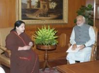 Jayalalithaaa meets Modi