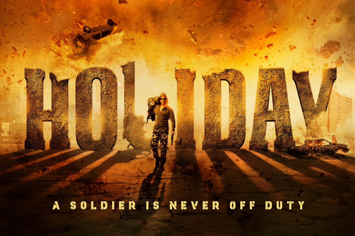 'Holiday - A Soldier is Never Off Duty' poster Holiday- A Soldier Is Never Off Duty