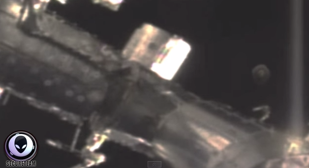 UFO Sighting: Giant Object Approaches International Space Station [You Tube Screenshot/secureteam10]