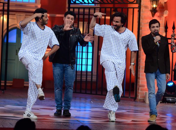 Promotion of 'Humshakals' on the sets of star plus's special episode 'Humshakal hasee house'