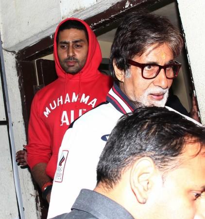 Amitabh Bachchan and Abhishek Bachchan