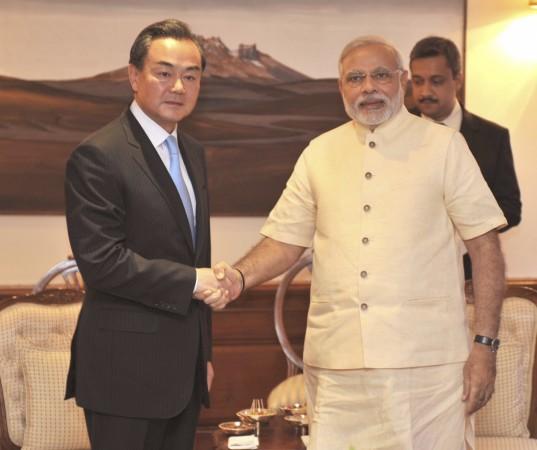 Narendra Modi met with Chinese foreign minister Wang Yi on Monday