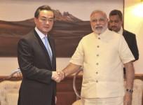 Narendra Modi met with Chinese foreign minister Wang Yi on Monday