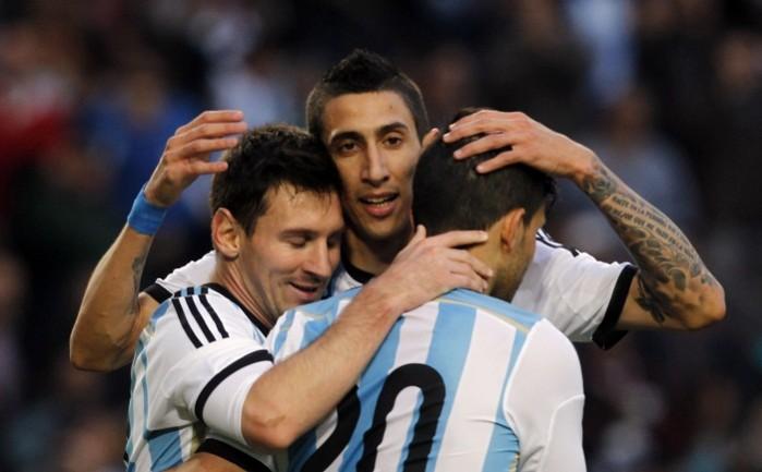 Argentina are one of the favourites of the World Cup Argentina Messi Di Maria Aguero