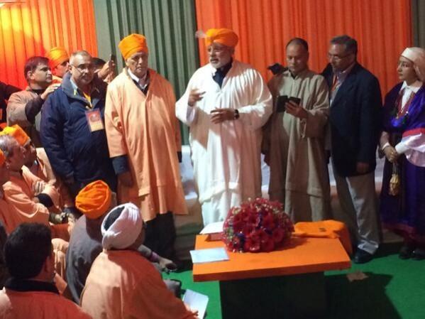 Narendra Modi had tweeted this picture of his meeting with Kashmiri Pandits in January Kashmiri Pandits