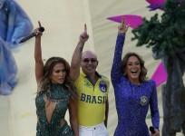 Jennifer Lopez, Pitbull and Claudia Leitte