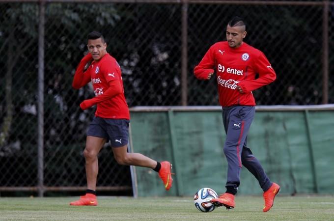 Alex Sanchez and Arturo Vidal are the key players for Chile Chile Arturo Vidal Alexis Sanchez