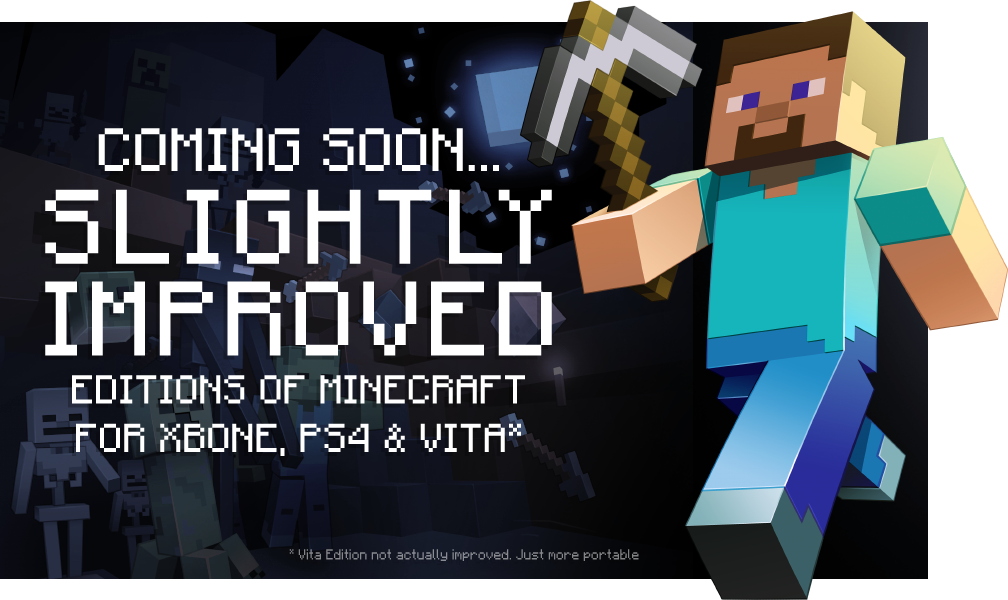 Minecraft Release Date Update For Ps Vita Ps4 And Xbox One Trials Fusion Created Inside Game Ibtimes India