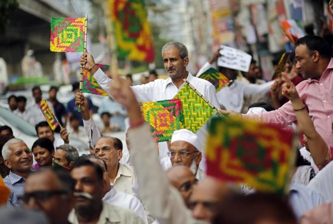 Police Fire Water Cannons to Disperse Congress Leaders Protesting Against Power and Water Crisis