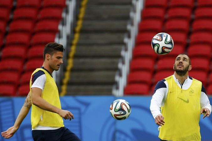 France striker Karim Benzema is expected to be picked ahead of Olivier Giroud for the opening encounter against Honduras Giroud Benzema France