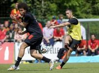 Eden Hazard and Axel Witsel