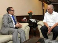 Burak Akcapar meets Ashok Gajapathi Raju