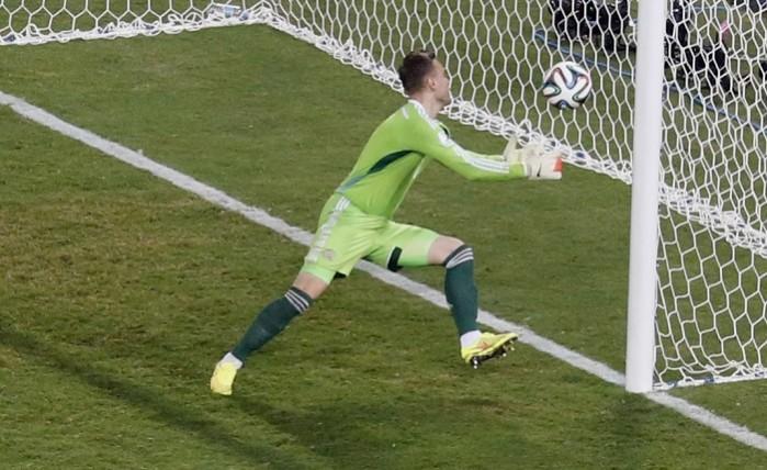 Russia goalkeeper Igor Akinfeev spills the ball into his own goal against South Korea, 17 June Igor Akinfeev Russia