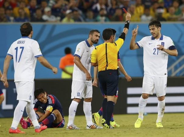 Fifa World Cup 14 Results Japan Unable To Break Down 10 Man Greece Ibtimes India
