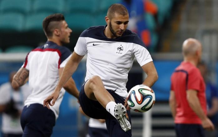 France striker Karim Benzema will look to bang in the goals against Switzerland Karim Benzema France
