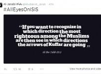 Jihadists are storming Twitter with ISIS propaganda ideas on Friday with the hastag #AllEyesOnIsis.