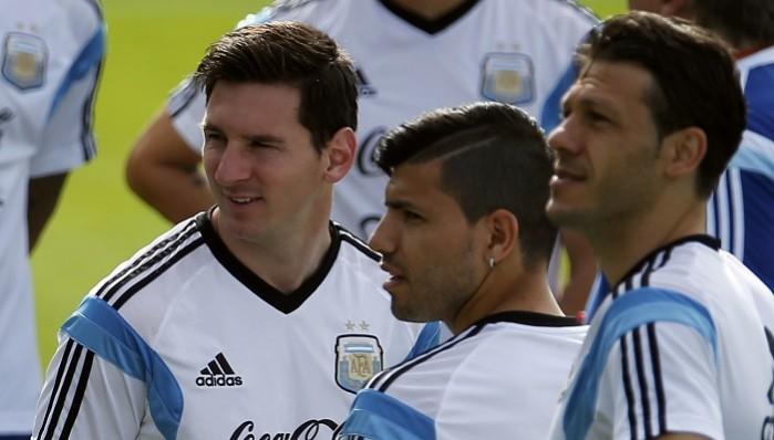 Argentina will look to fire on all cylinders against Iran Lionel Messi Sergio Aguero Martin Demichelis Argentina