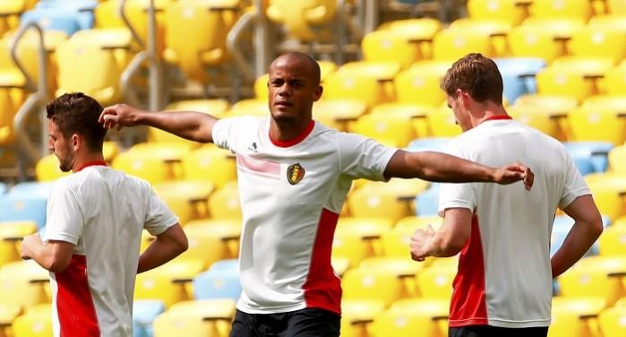 Belgium captain Vincent Kompany is fit and ready for the Russia clash Vincent Kompany Belgium