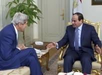 Egyptian President al-Sisi meets U.S. Secretary of State Kerry in Cairo