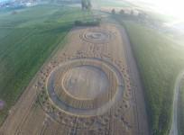 Alien Work or an UFO? Giant Crop Circle Appeared in Italy Overnight (Facebook/Francesco Grassi)