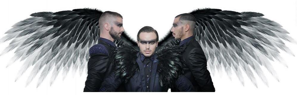 Choreographer Yanis Marshall along with his friends Arnaud Boursain and Mehdi Mamine Yanis Marshall