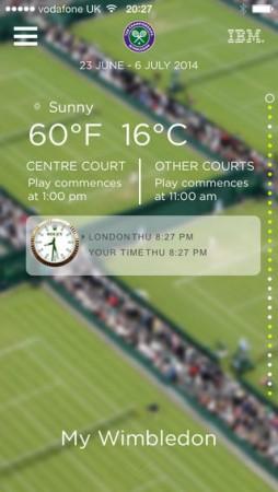 The Championships is the official Wimbledon app. The Championships