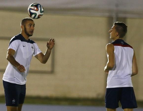 Karim Benzema will look to continue his goalscoring run when France take on Ecuador France Benzema Digne
