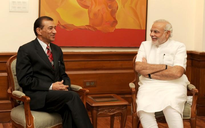 PM Narendra Modi with Nagaland Governor Ashwani Kumar